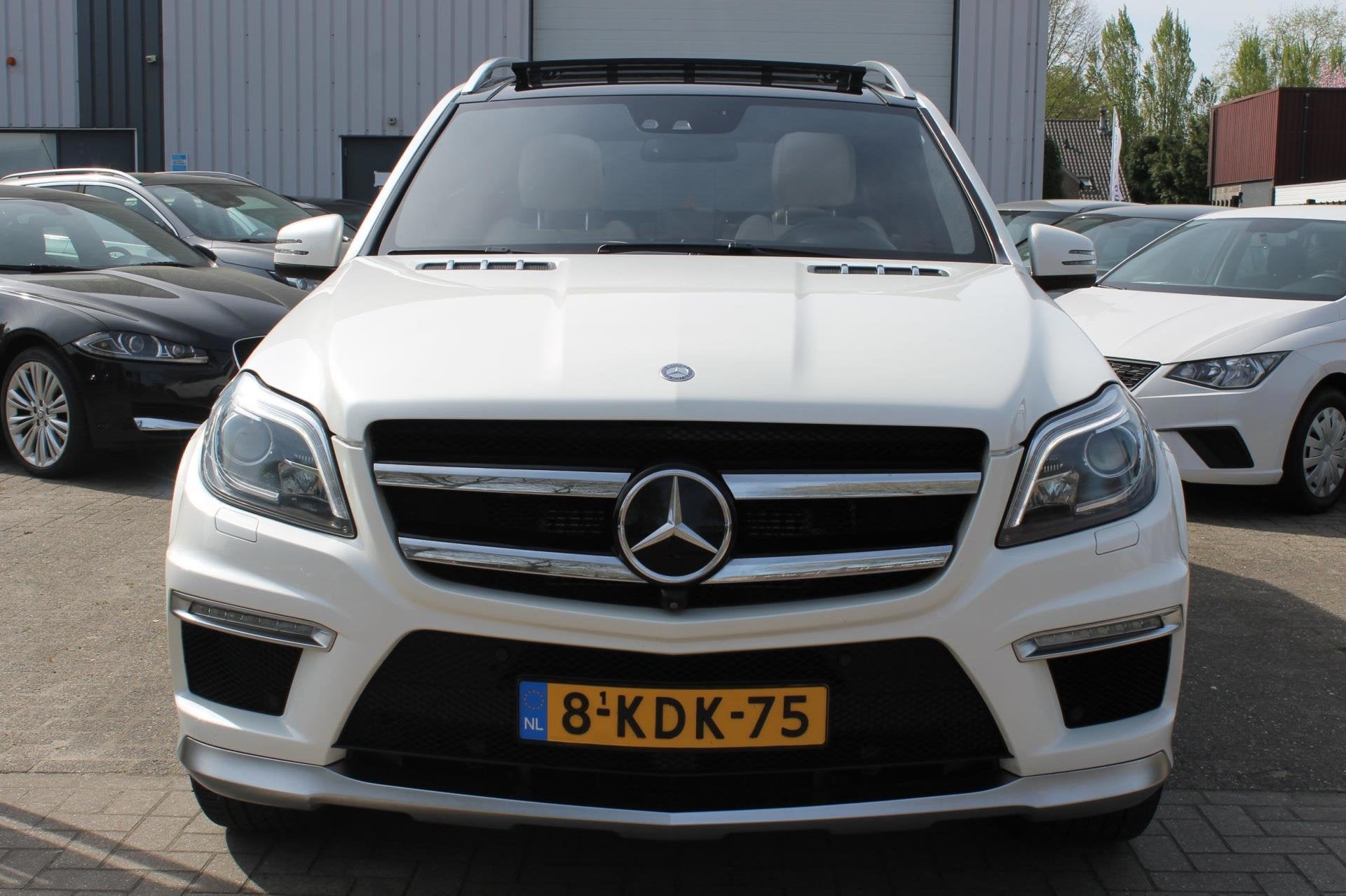 Mercedes-Benz GL-klasse 63 AMG 560PK 7 Zits Full Options!, 7 stoelen, Wit, Bedrijf, Vierwielaandrijving