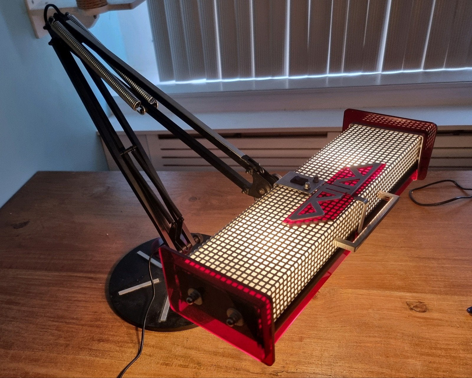 grote handgemaakte werklamp, Huis en Inrichting, Ophalen, Gebruikt, Metaal, Handgemaakt