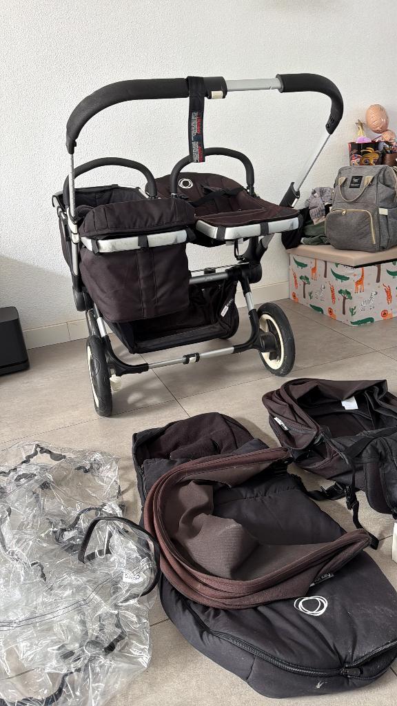 Bugaboo donkey, Kinderen en Baby's, Kinderwagens en Combinaties, Gebruikt, Verstelbare duwstang, Bugaboo, Ophalen