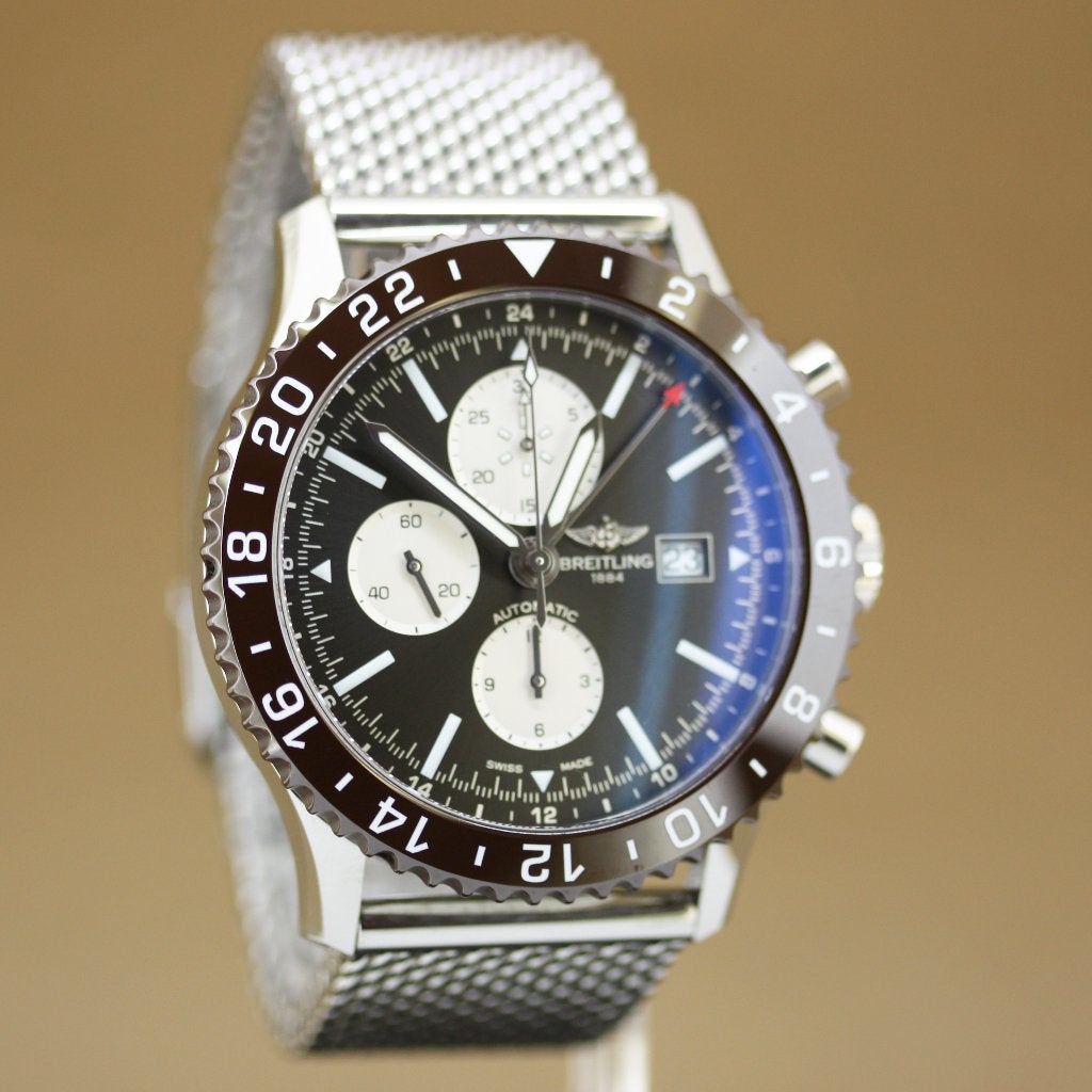 Breitling Chronoliner Y2431033/Q621 Full Set, Staal, Gebruikt, Staal, Breitling