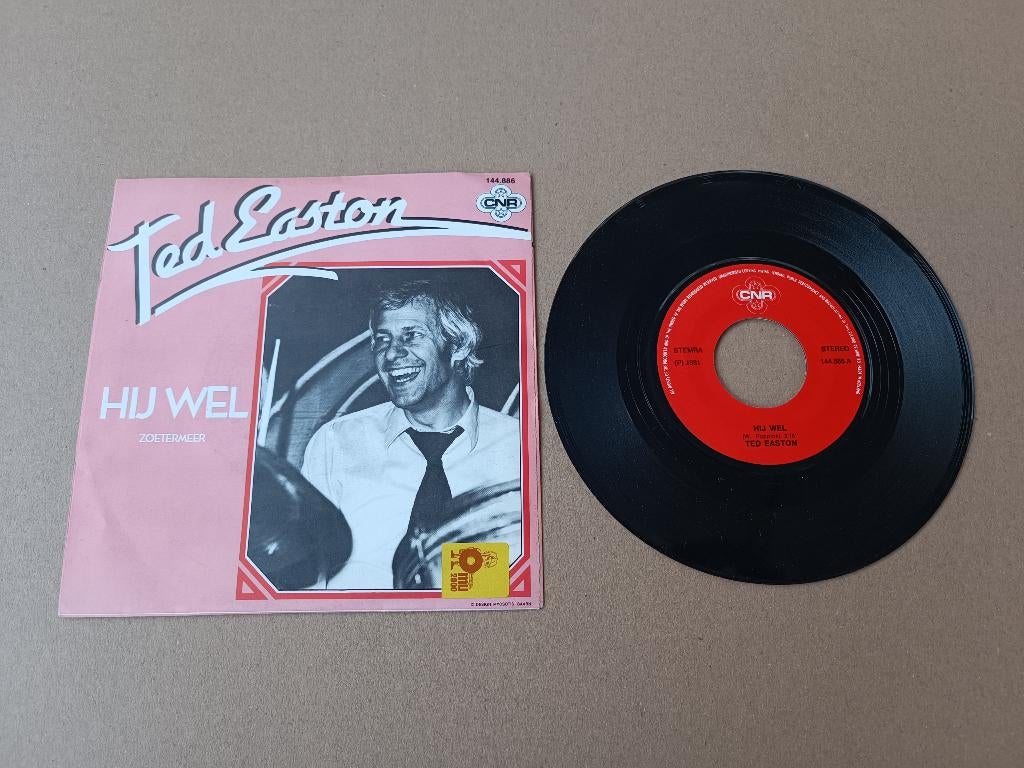 Single: Ted Easton - Hij wel/ Zoetermeer (1981), Cd's en Dvd's, Vinyl Singles, Gebruikt, Pop, Verzenden