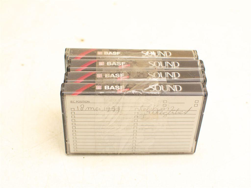 4 Basf cassettebandjes 31226, Ophalen of Verzenden, Gebruikt, Overige genres, 1 bandje