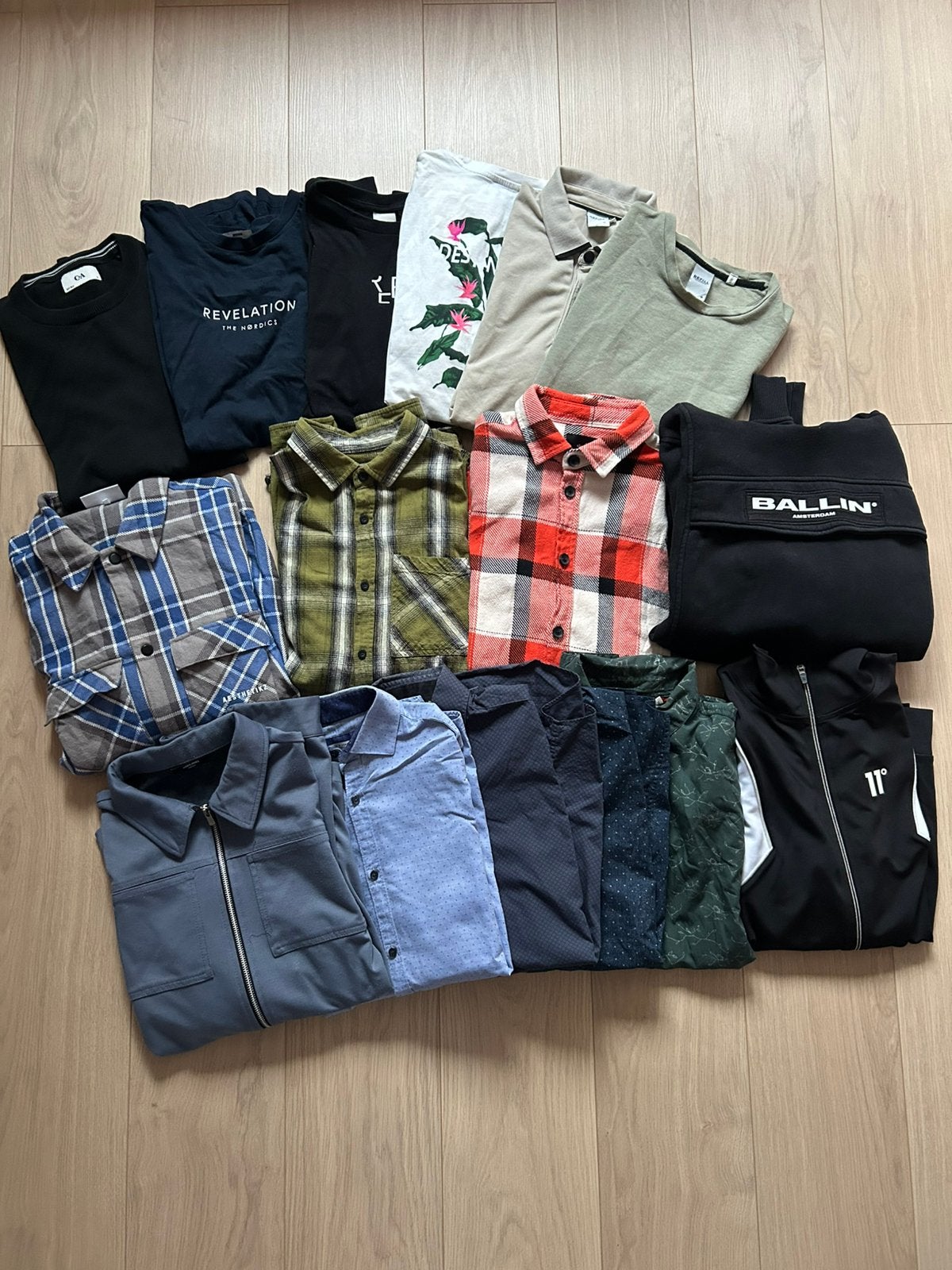 Kledingpakket heren maat S/M, Kleding | Heren, Ophalen of Verzenden, Zo goed als nieuw, Maat 46 (S) of kleiner