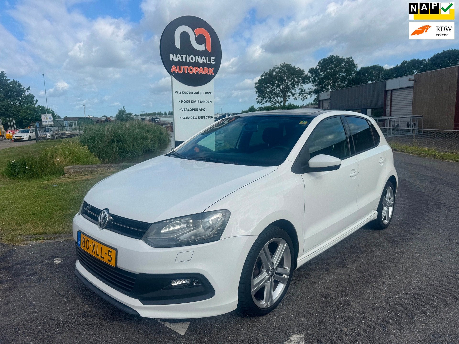 Volkswagen Polo 2012 * 1.2 TSI Highline * AUTOMAAT * 90PK *, Auto's, Volkswagen, Euro 5, 4 cilinders, Wit, Origineel Nederlands