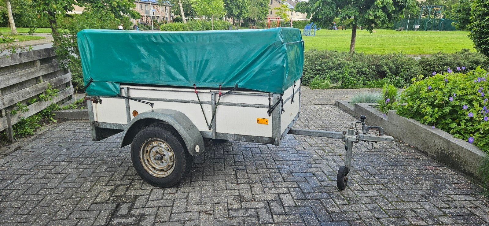 Aanhanger, bagagewagen, fietsendrager, Ophalen, Gebruikt