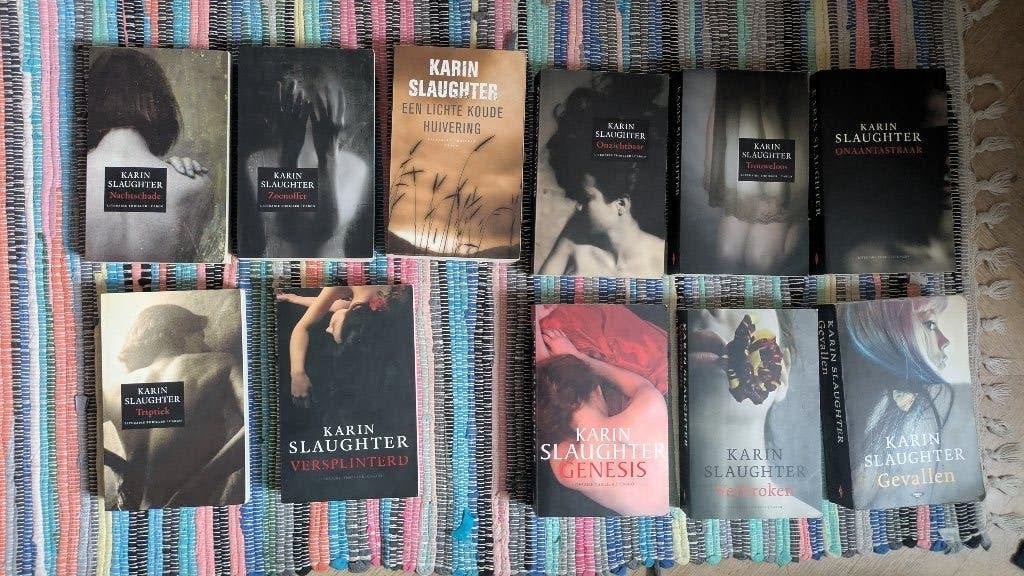 Karin Slaughter boekenpakket - haar eerste 11 titels, Ophalen of Verzenden, Gelezen, Karin Slaughter, Amerika