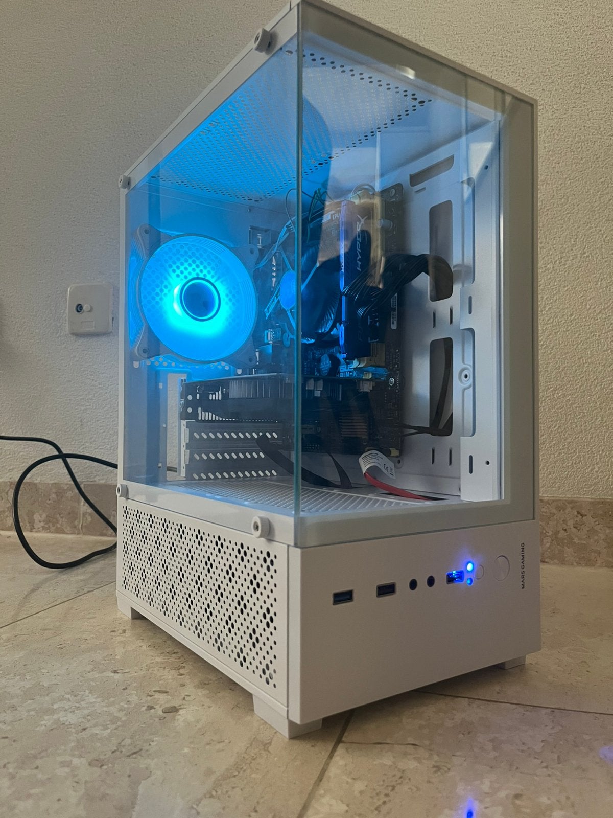 Gaming Pc Wit | I5 | Gtx 1050 | 1 TB | 8 gb RAM, Computers en Software, Desktop Pc's, Ophalen, Zo goed als nieuw, Gaming, SSD