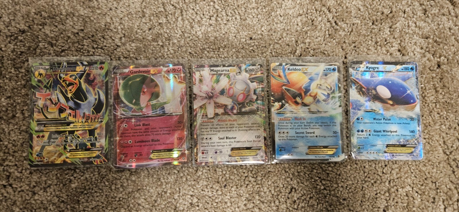 Oude EX pokemon kaarten uit 2012-2016, Ophalen, Gebruikt, Meerdere kaarten