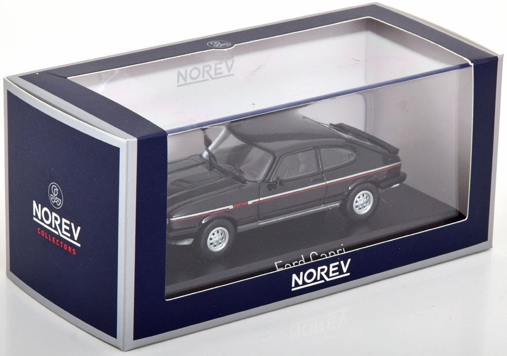 Norev 1:43 Ford Capri MK3 1980 Black, -, Nieuw, Norev, Ophalen of Verzenden