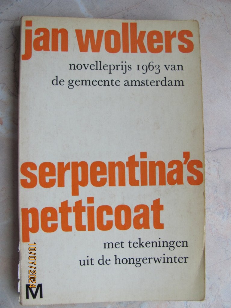 BOEK Jan WOLKERS Serpentina's PETTICOAT verhalen druk 8 1964, Boeken, Gelezen, Jan Wolkers, Ophalen of Verzenden, Nederland