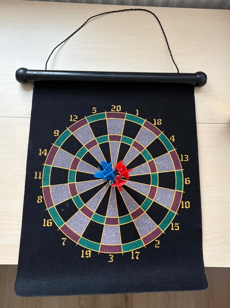 Dartbord magnetische, Sport en Fitness, Ophalen of Verzenden, Gebruikt, Dartbord, Elektronisch