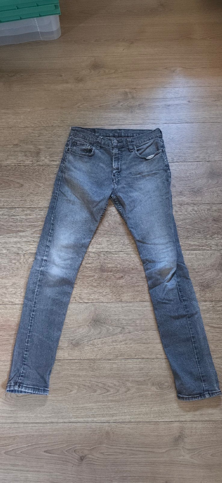 Levi's 512 Slim Taper Jeans - W32 L34 - Grijs, Levi's, W32 (confectie 46) of kleiner, Ophalen of Verzenden, Grijs