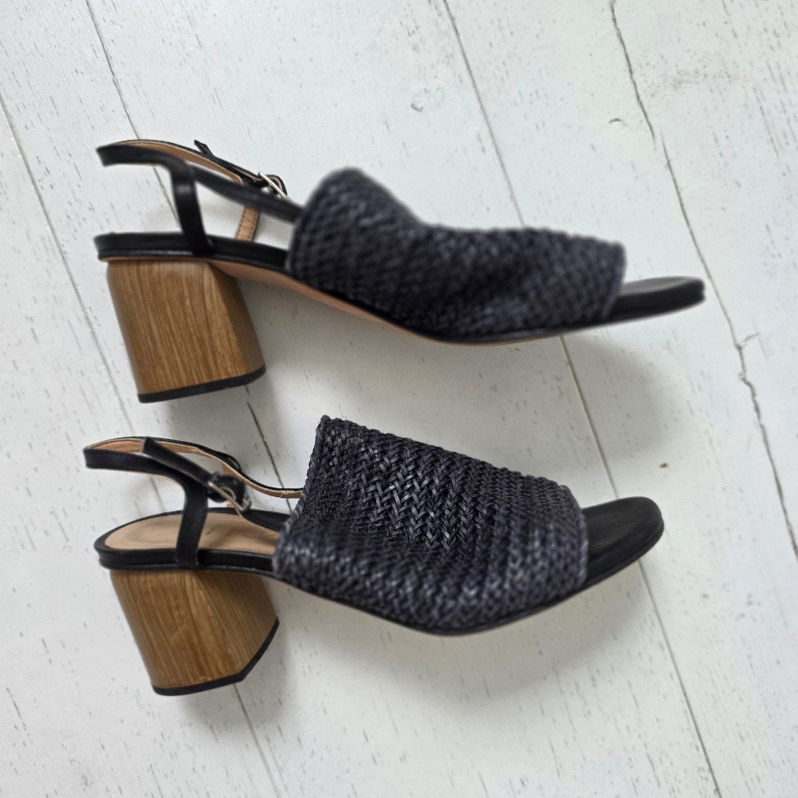 Unisa muiltjes/ sandalen  38, Verzenden, Zwart, Sandalen of Muiltjes, Zo goed als nieuw