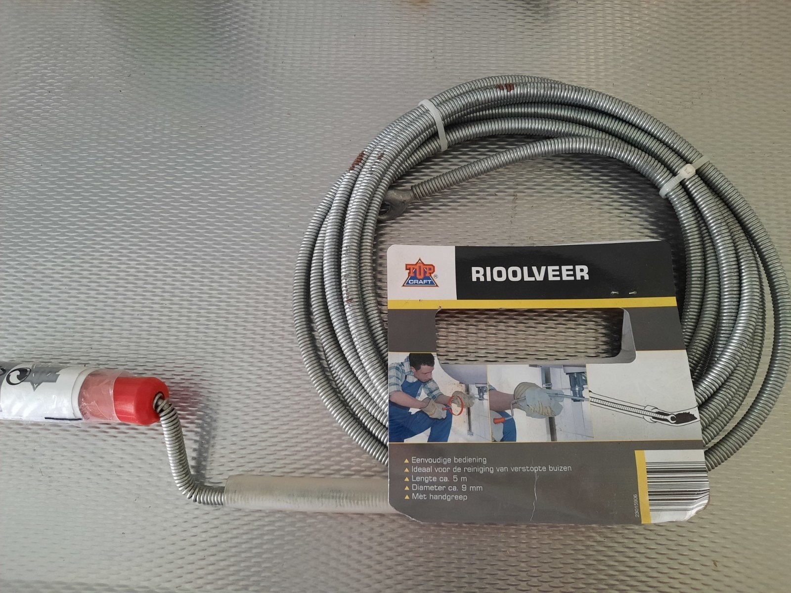 Rioolveer 5m - Ideaal voor verstopte buizen, Doe-het-zelf en Verbouw, Gereedschap | Handgereedschap, Ophalen of Verzenden, Nieuw