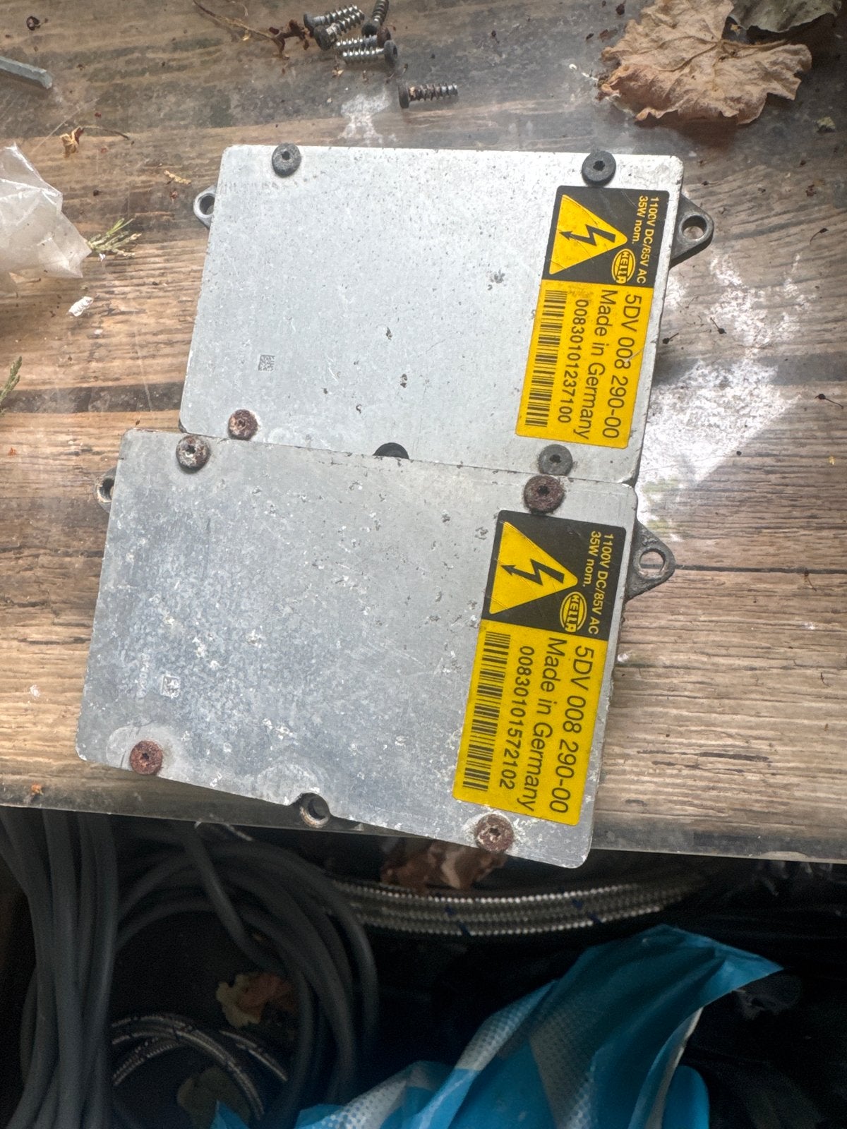 Hella Xenon Starter / Voorschakelapparaat (2 stuks), Ophalen of Verzenden, Gebruikt, Universele onderdelen