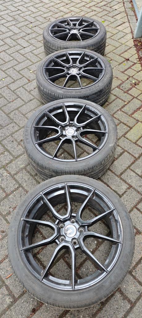19 inch 5x112 tec velgenset, 19 inch, Gebruikt, Banden en Velgen, Ophalen of Verzenden