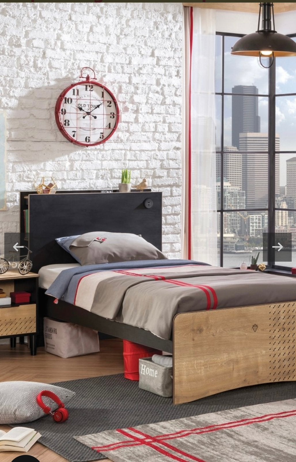 Tienerbed met onderschuifbed incl matrassen, 90 cm, Eenpersoons, Ophalen of Verzenden, Zo goed als nieuw