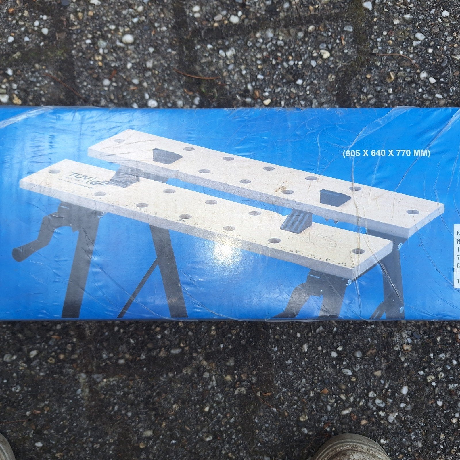 Nieuw in doos! Inklapbare werkbank, Ophalen, Nieuw, Minder dan 70 cm, Inklapbaar