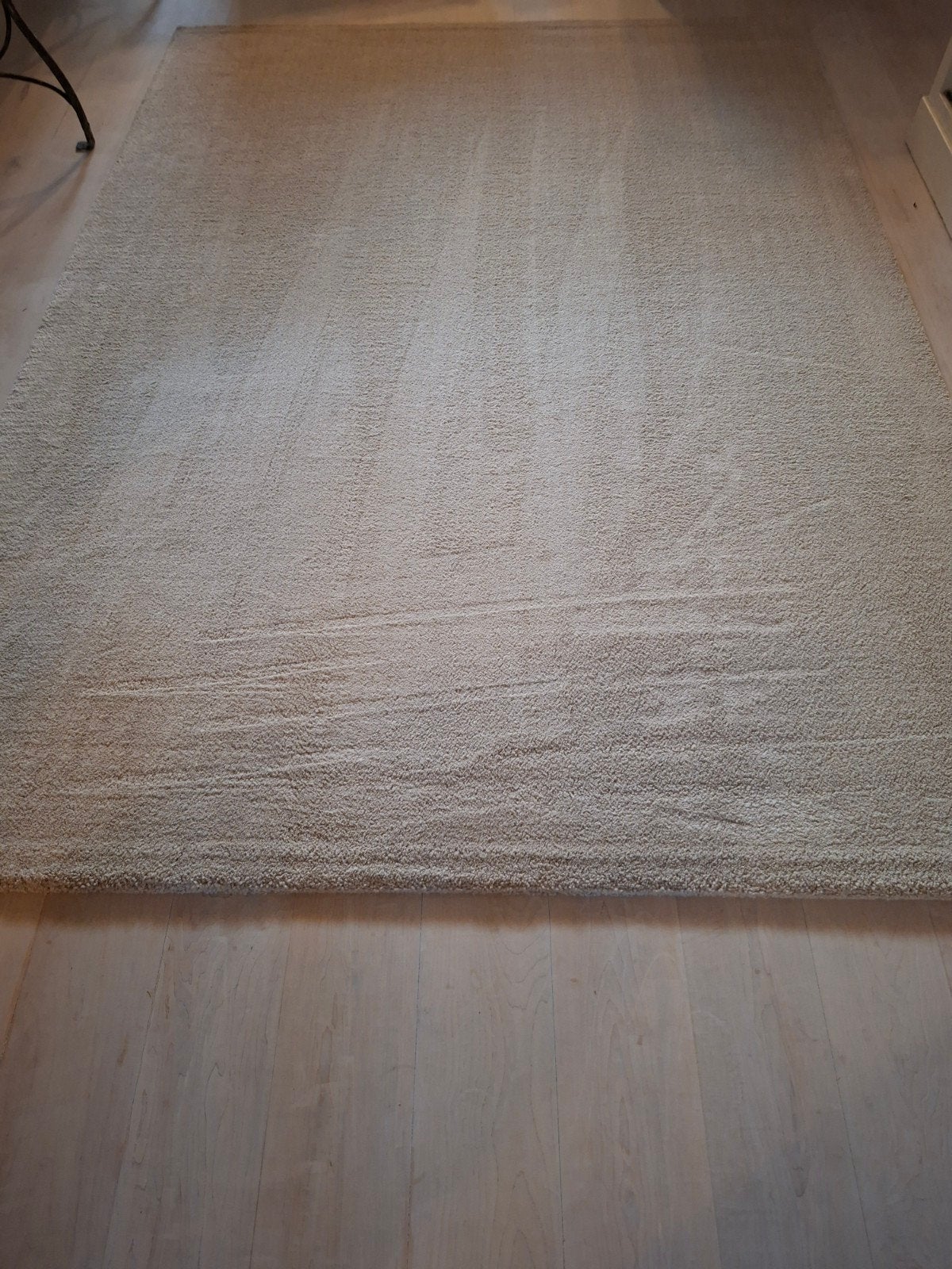 IKEA LANGSTED Vloerkleed - Beige/Crème, Ophalen, 100 tot 150 cm, Zo goed als nieuw, Beige