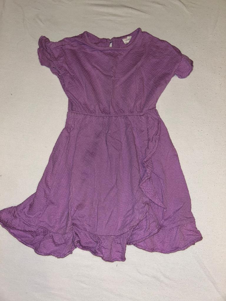 Lila jurk maat 98, Kinderen en Baby's, Kinderkleding | Maat 98, Ophalen of Verzenden, Zo goed als nieuw, Meisje, Jurk of Rok
