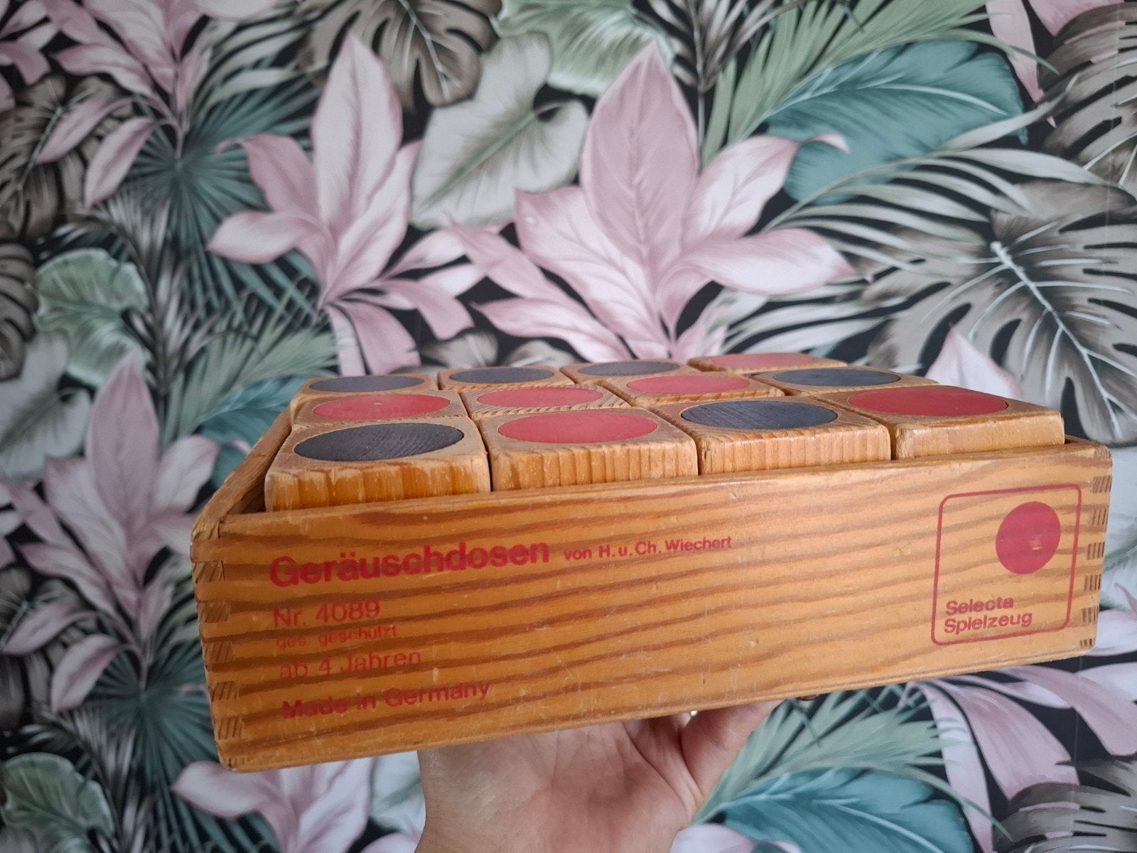 Originele Houten Montessori Gehoorkokers oefenset, Ophalen, Gebruikt, Ontdekken