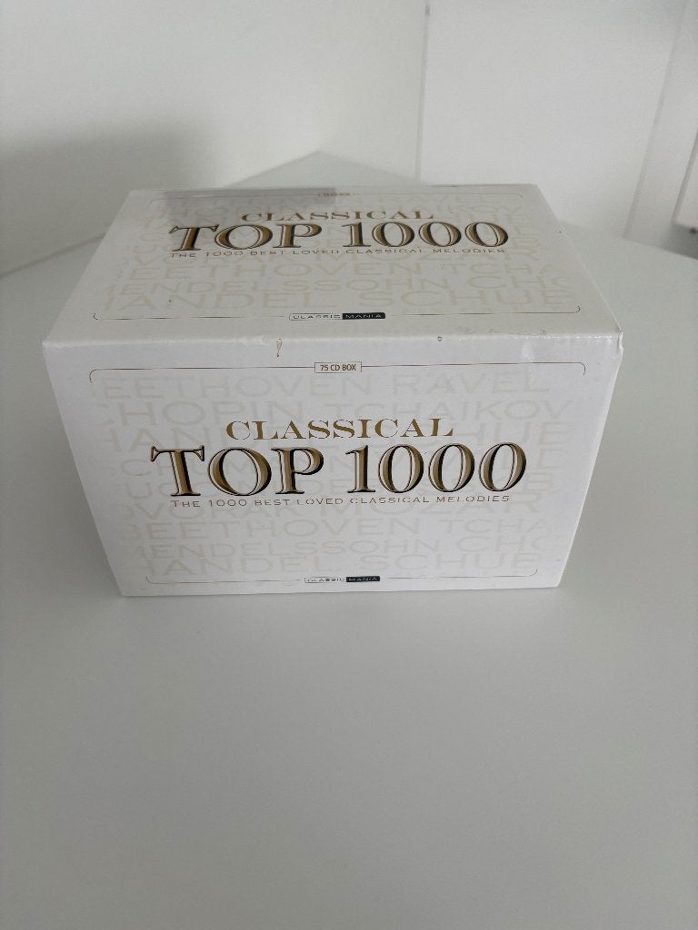 Classical Top 1000 - Complete Boxset (75 CD's), Cd's en Dvd's, Cd's | Klassiek, Gebruikt, Overige typen, Classicisme, Ophalen