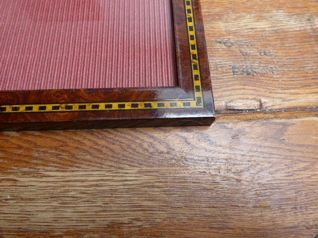Fotolijst met intarsia, Ophalen of Verzenden