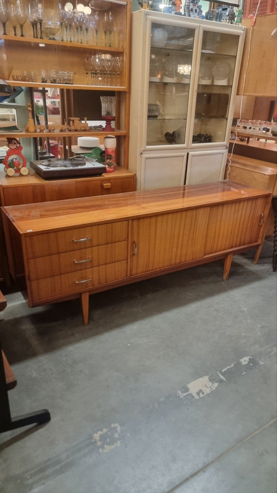 Vintage dressoirs met lades jaren 60, Gebruikt, ,, Ophalen of Verzenden, ,