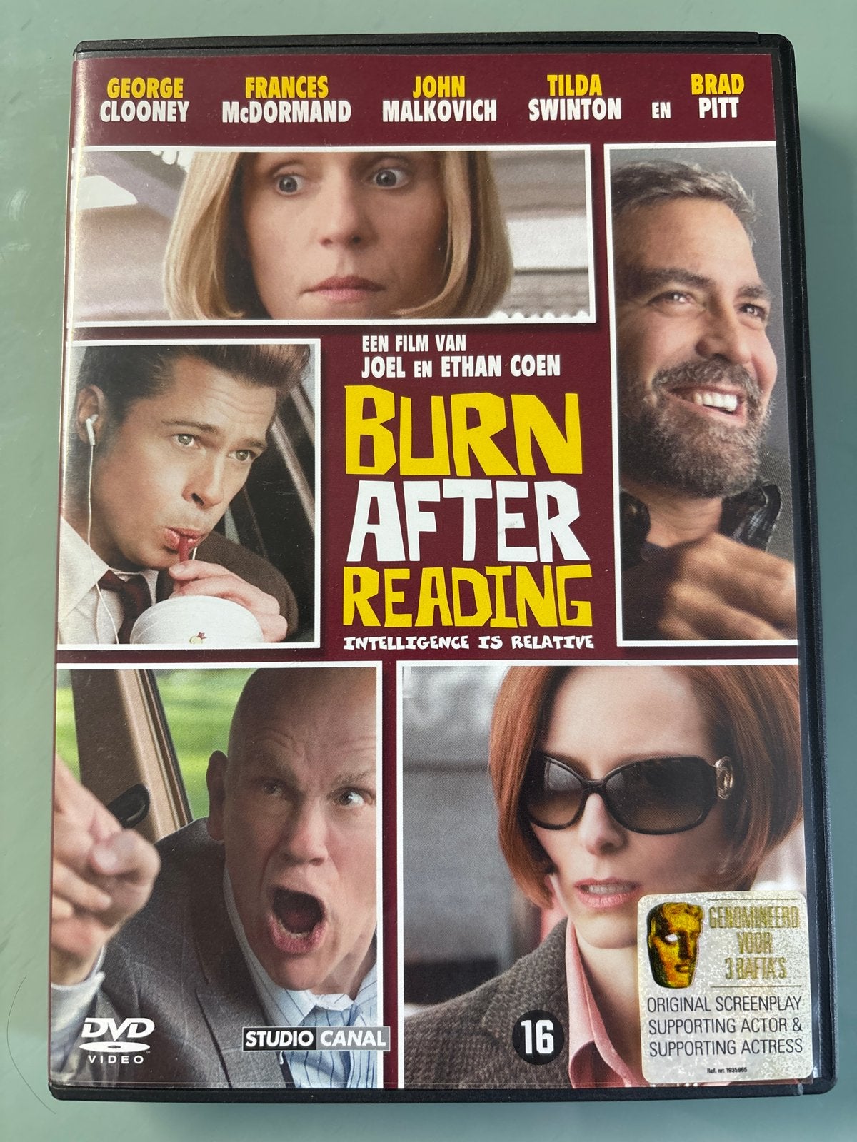 Burn After Reading DVD - Komedie met topcast, Vanaf 16 jaar, Ophalen of Verzenden, Actiekomedie, Gebruikt