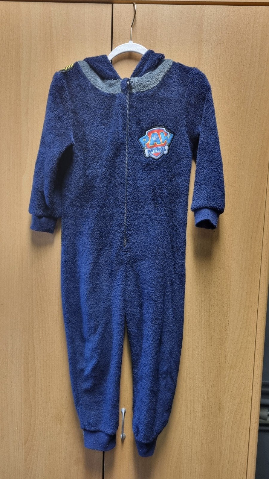 Paw Patrol Onesie - Marineblauw - Maat 98/104, Kinderen en Baby's, Nacht- of Onderkleding, Gebruikt, Jongen of Meisje, Ophalen of Verzenden