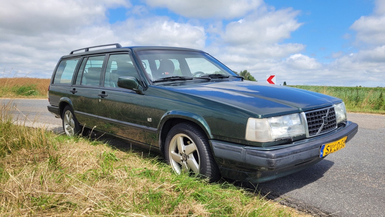 Volvo 940 2.3 1998 Groen, Auto's, Stoelverwarming, 1800 kg, Zwart, 4 cilinders