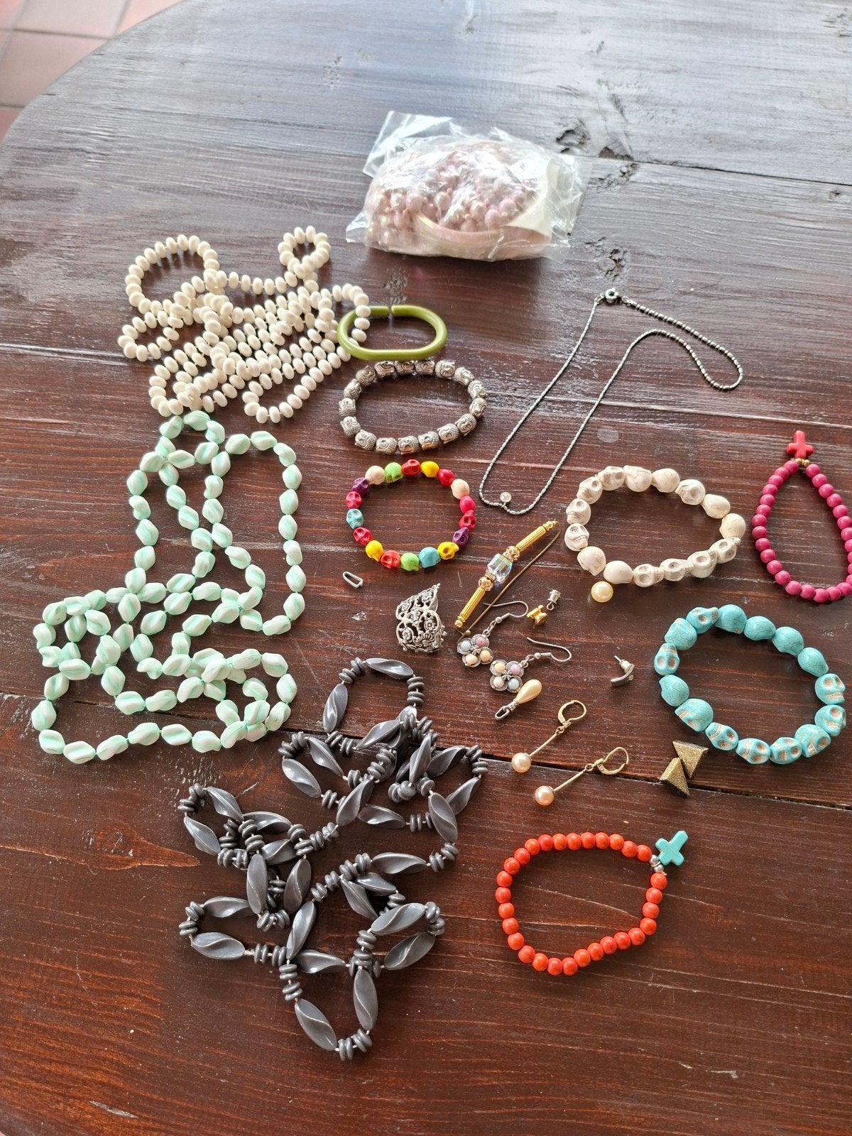 Gouden oorbellen met parels en andere sieraden, Sieraden, Tassen en Uiterlijk, Oorbellen, Ophalen of Verzenden, Goud, Goud, Hangers