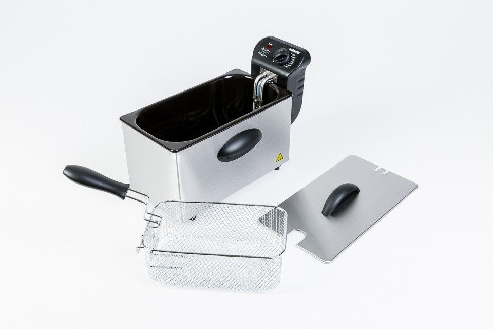 NIEUW Hollandia Friteuse Frituurpan RVS 3 Liter 2000W, 2 tot 3 liter, Ophalen of Verzenden, Nieuw, Uitneembare binnenpan