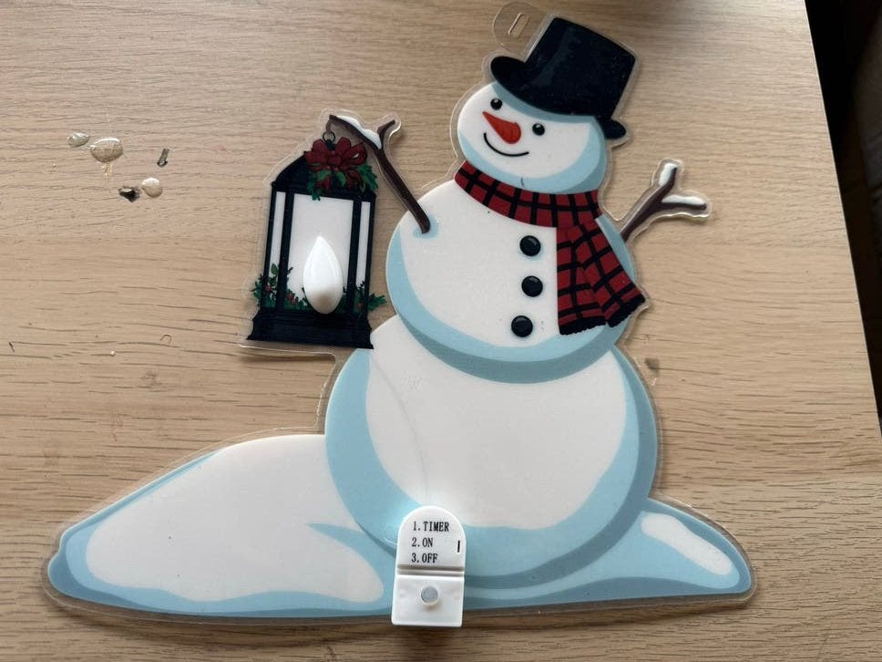 Kerst led foliesticker, Diversen, Kerst, Verzenden, Nieuw