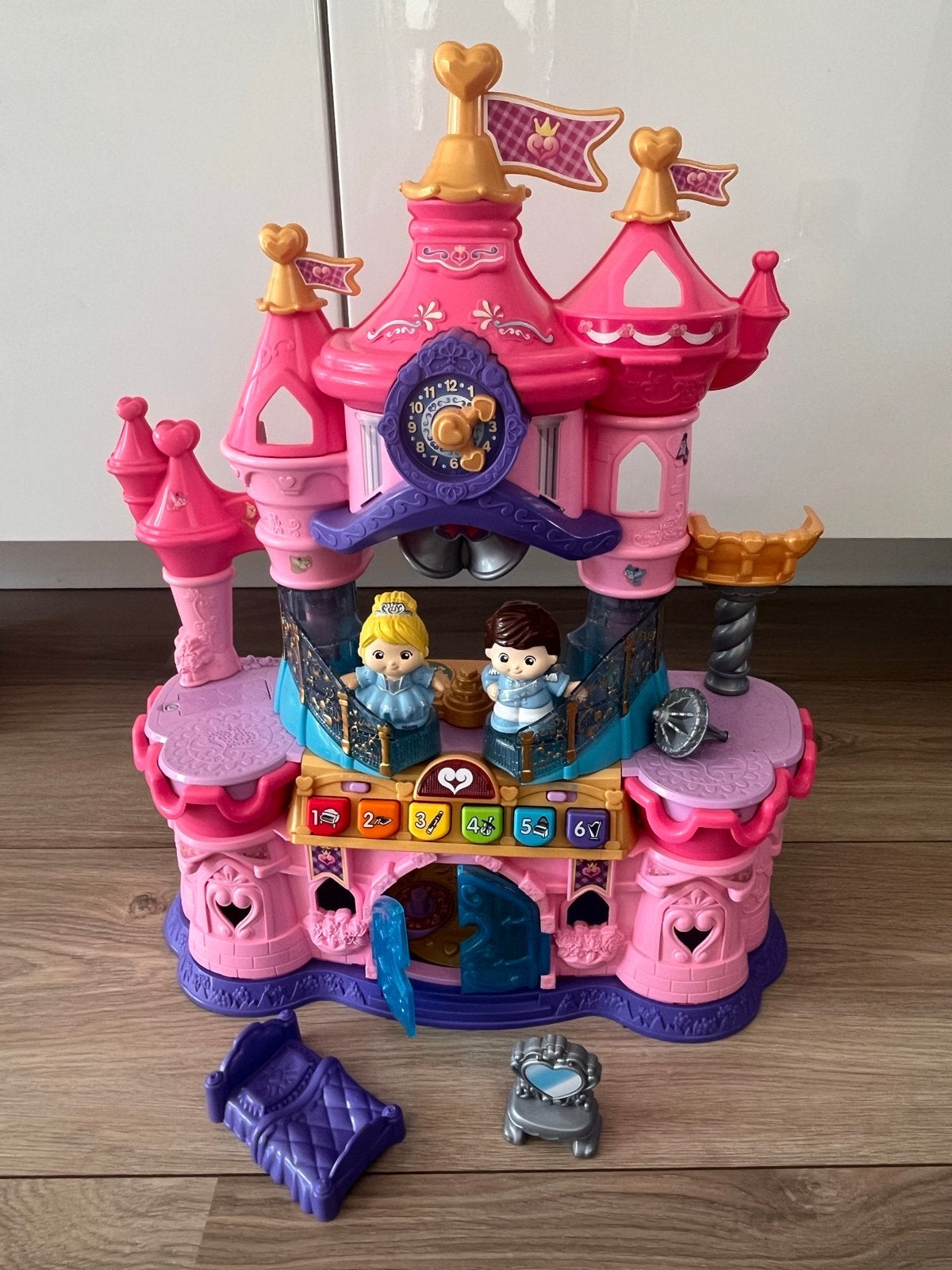VTech magisch betoverend kasteel met licht en geluid, Ophalen, Gebruikt, Poppenhuis
