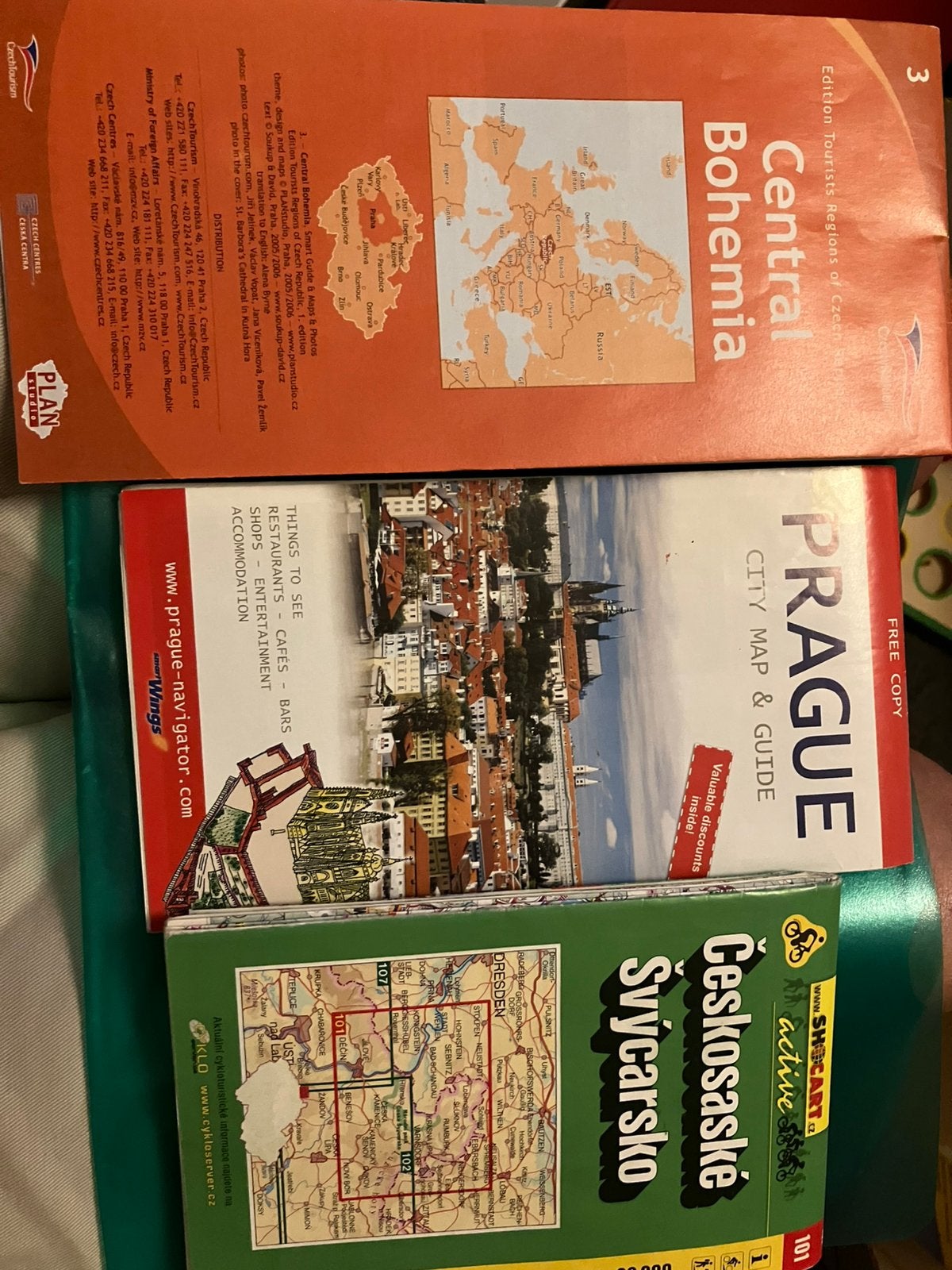 Kaarten Tsjechië, Zo goed als nieuw, Ophalen, Overige merken, Europa