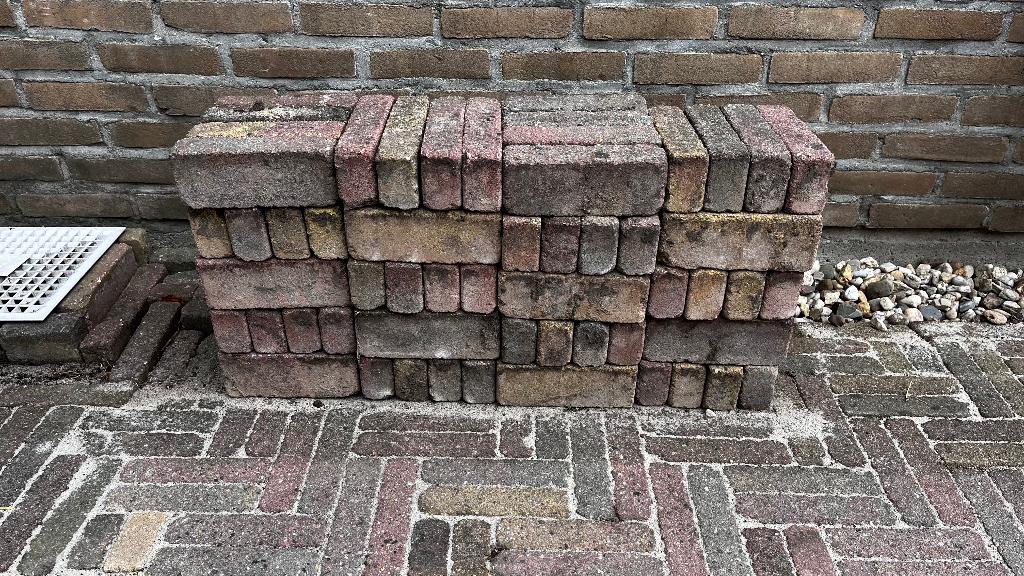 Klinkers (gratis ophalen), Tuin en Terras, Ophalen, Gebruikt, Klinkers, Minder dan 5 m²