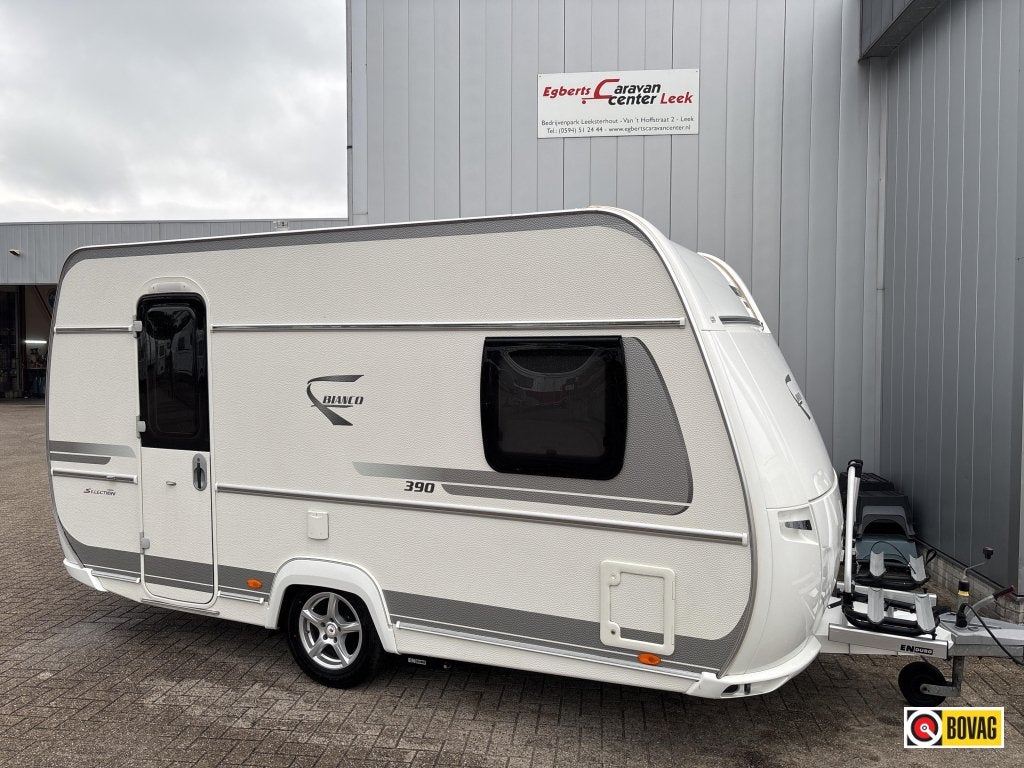 Fendt Bianco Selection 390 FH Mover/Dorema luifel, Caravans en Kamperen, Bedrijf, Treinzit, Tot en met 3, Schokbreker