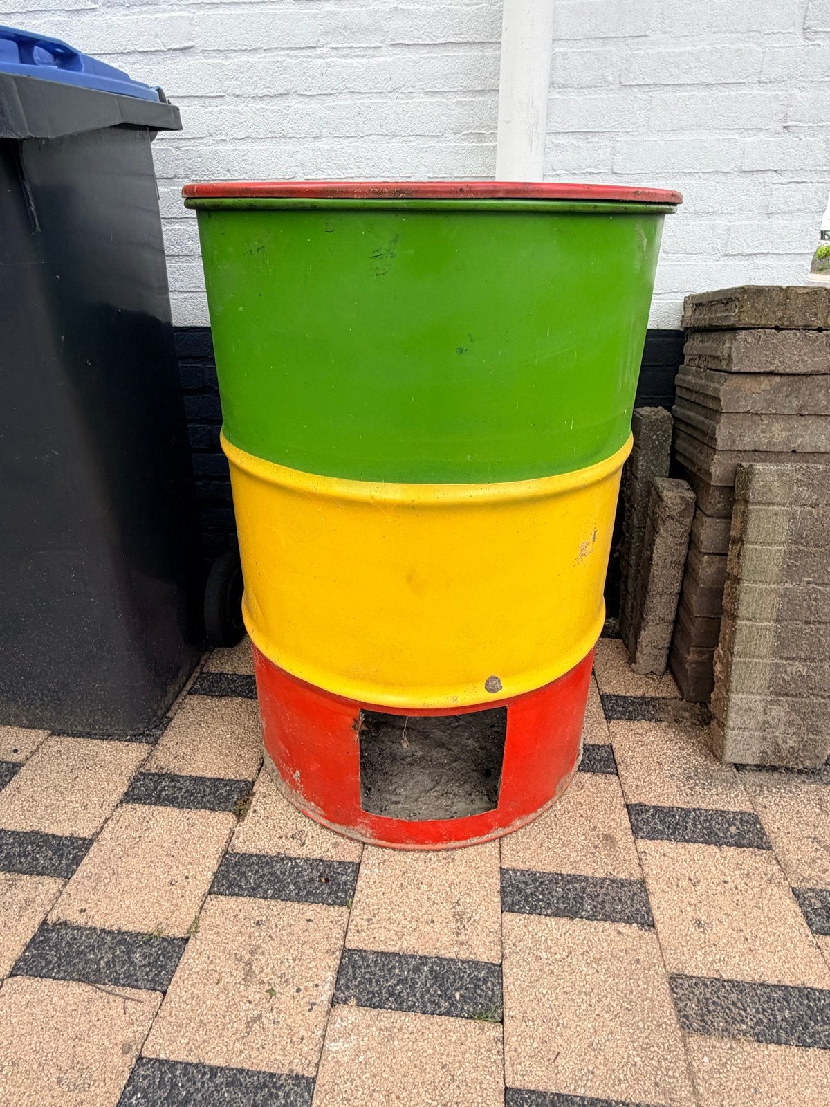 GRATIS Vuurton / BBQ, Ophalen, Gebruikt, Vuurton