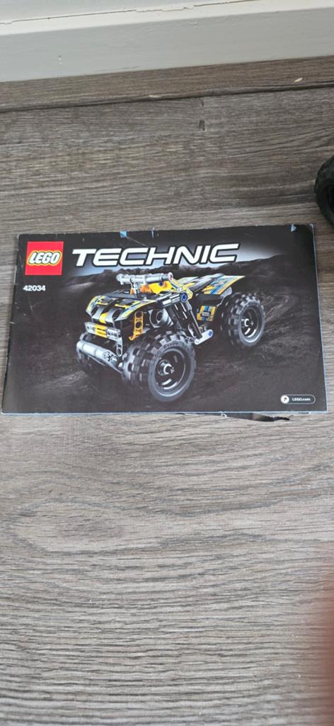 Lego Technic Quad 42034, Lego, Compleet, Ophalen of Verzenden, Zo goed als nieuw