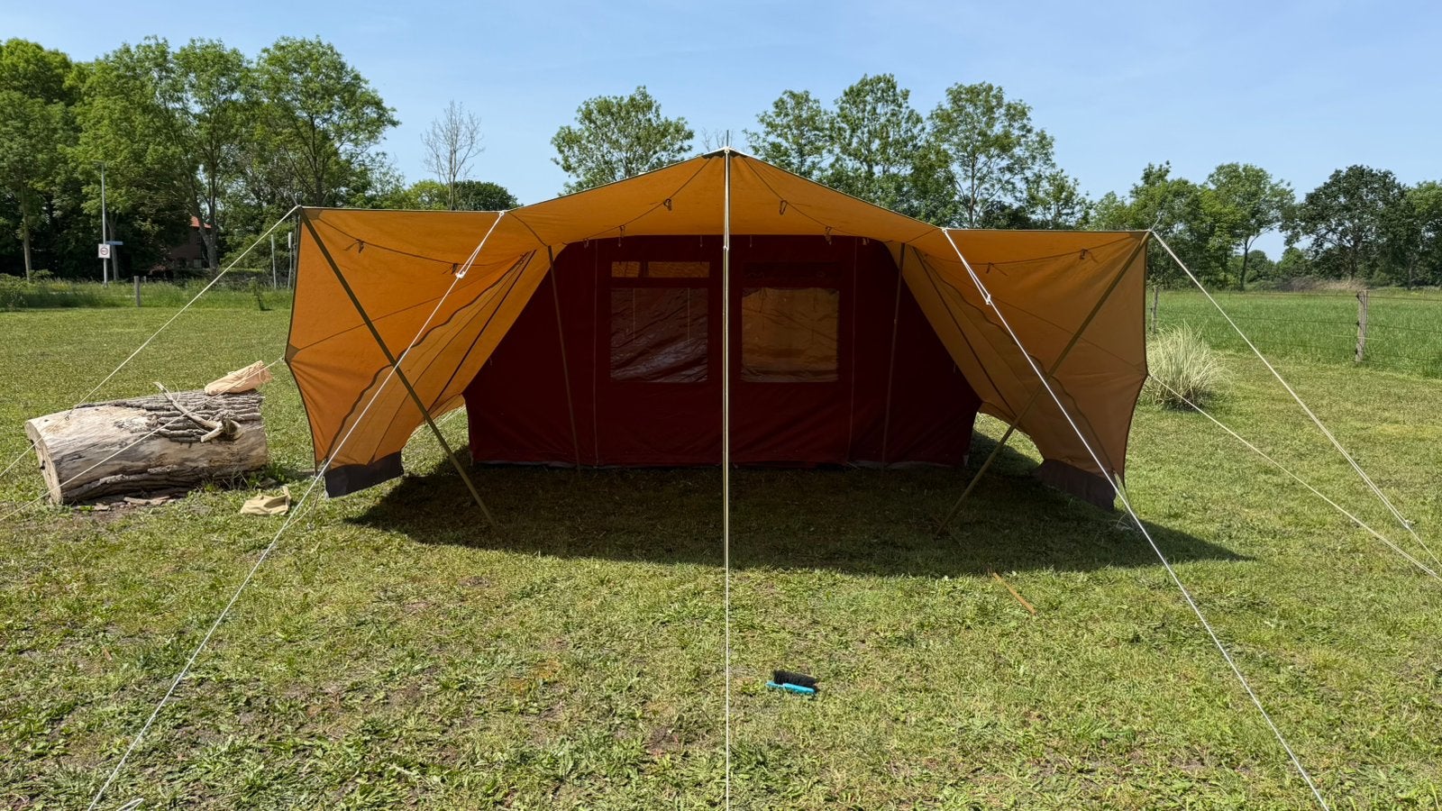 De Waard vergrote zilvermeeuw + vario luifel, Caravans en Kamperen, Tenten, Ophalen, Gebruikt, Tot en met 4