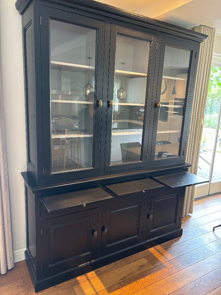 3 delige buffet / vitrine kast 226 x 175 x 45 (H x B x D), Huis en Inrichting, Kasten | Buffetkasten, Ophalen, Gebruikt, 200 cm of meer