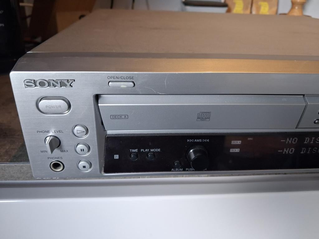 SONY compact disc recorder., Ophalen