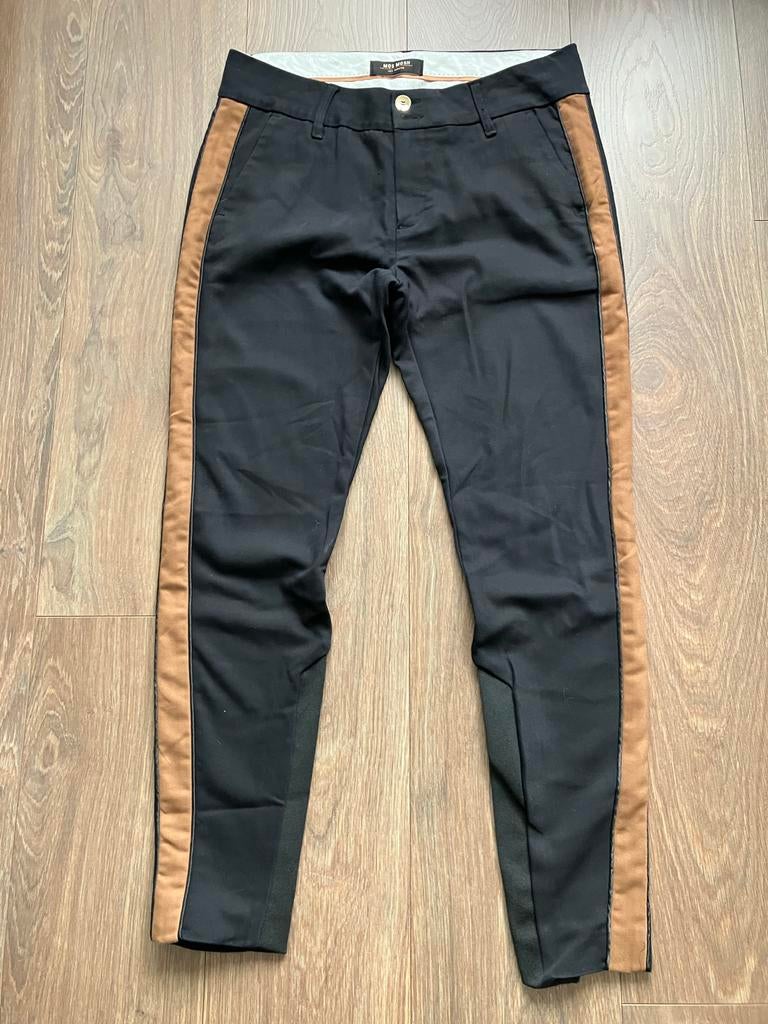 Mos Mosh Pantalon - Zwarte Chino Broek, Kleding | Dames, Maat 38/40 (M), Zwart, Ophalen of Verzenden, Lang