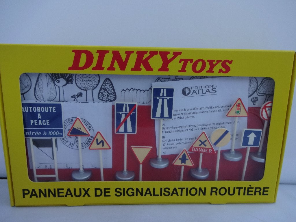 Panneaux de Signalisation Routiere nr: 593 Dinky Toys 1:43, Hobby en Vrije tijd, Ophalen of Verzenden, Nieuw, Overige typen, Dinky Toys
