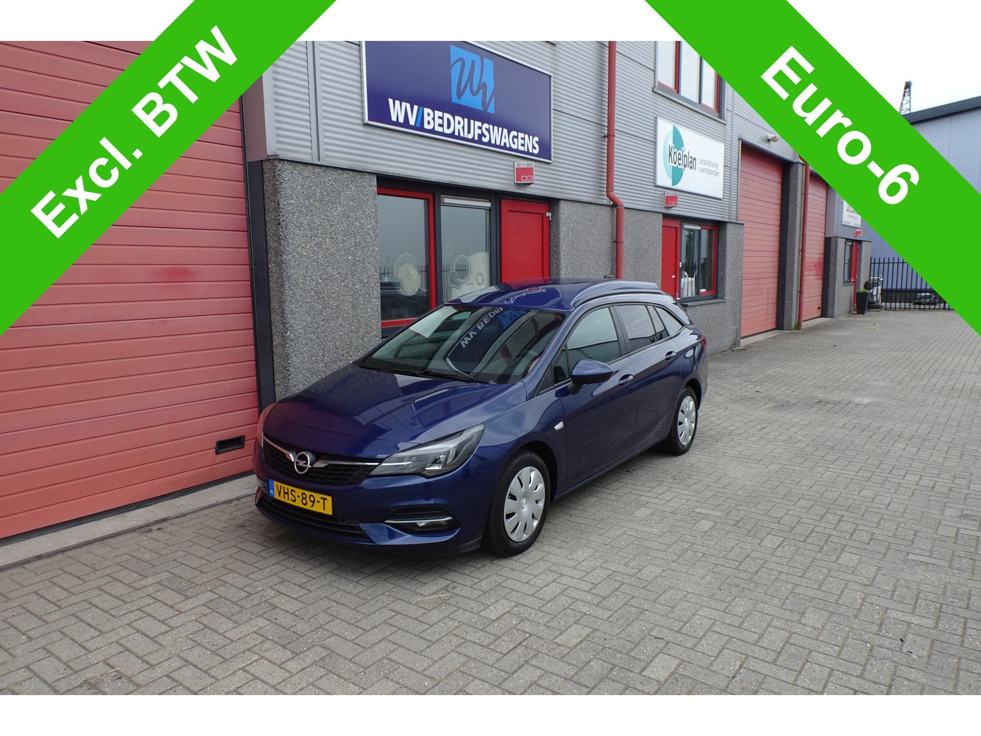 Opel Astra Sports Tourer lkw (bj 2021), Stof, Gebruikt, 1309 kg, Blauw