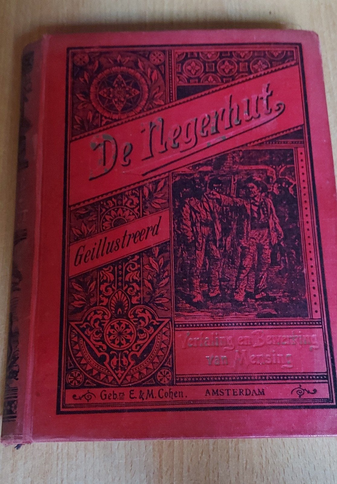 Antiek boek: De Negerhut (Uncle Tom's Cabin) - Gebr. Cohen, Antiek en Kunst, Ophalen of Verzenden