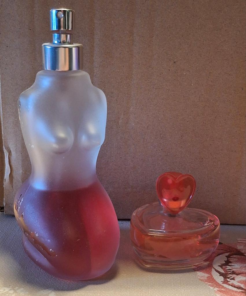 Vintage Catsuit Woman van Creation Lamis & mini parfum hart, Verzenden, Gebruikt