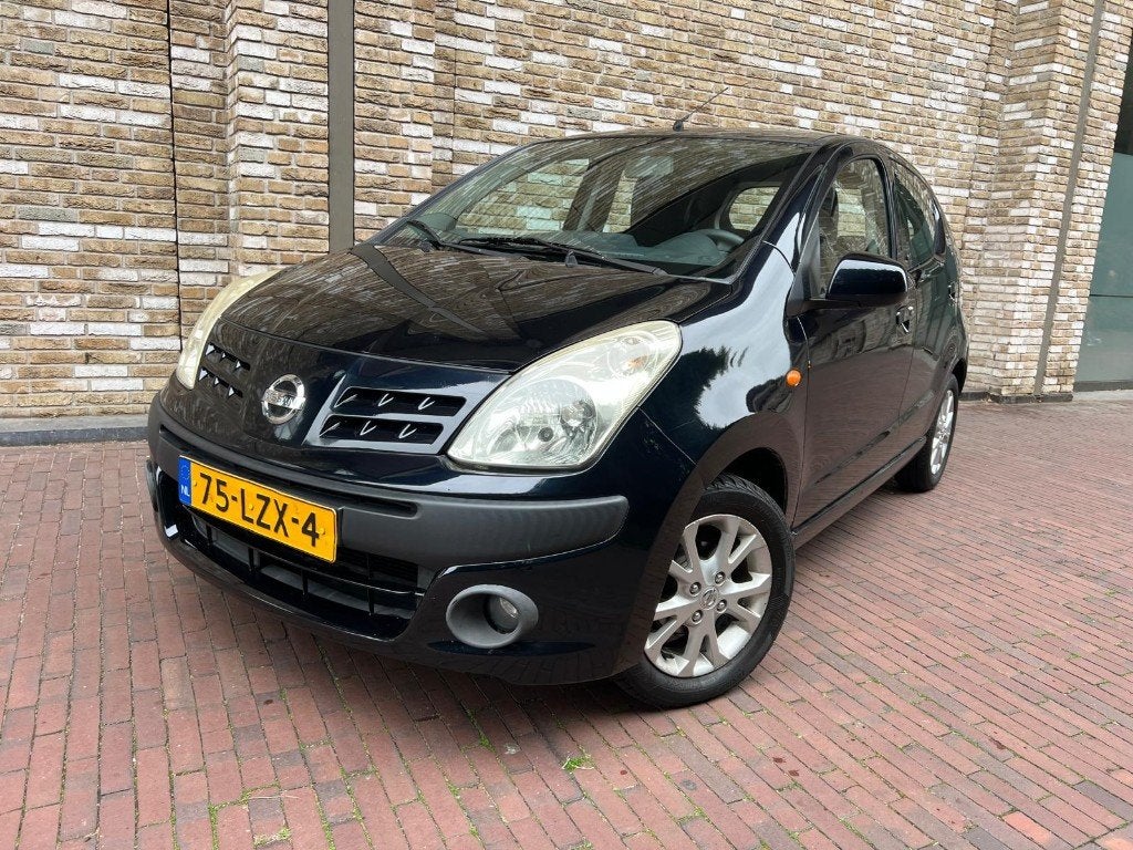 Nissan Pixo Acenta | Zeer nette auto |NAP|APK|Airco|Velgen, Auto's, Voorwielaandrijving, Dealer onderhouden, Stof, 4 stoelen