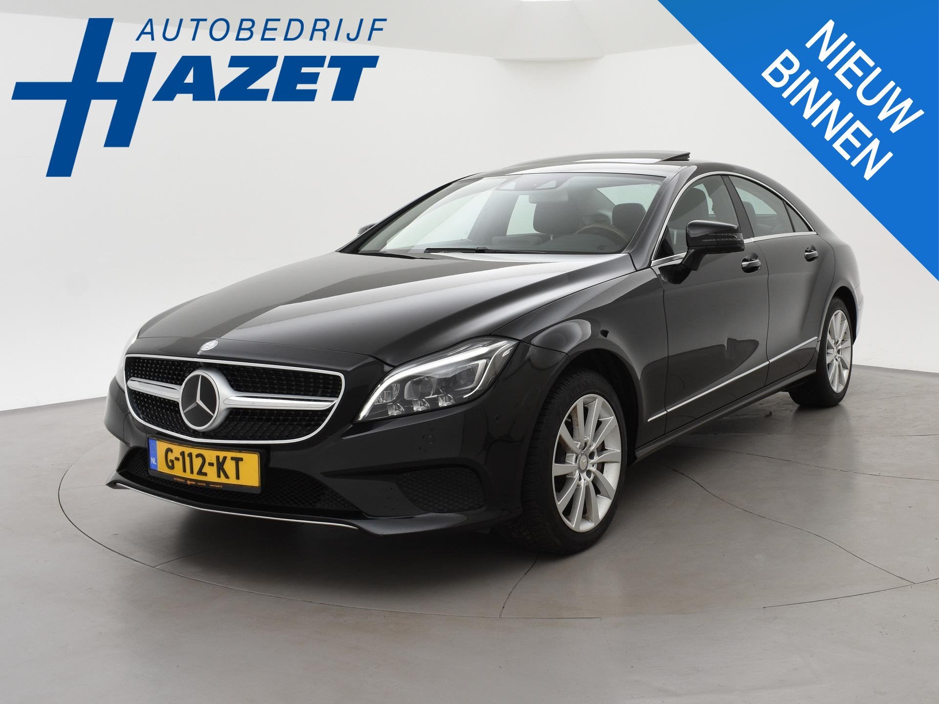 Mercedes-Benz CLS-klasse 400 4MATIC 333 PK SEDAN + 360 CAMER, Auto's, Stof, Gebruikt, 4 stoelen, Zwart